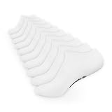 Spitzbub Sneaker Socken Herren Baumwolle 10 Paar Sneakersocken Kurze Socken Sportsocken Halbsocken Socks Weiß (DE/NL/SE/PL, Numerisch, 43, 46, Regular, Regular, Weiß)