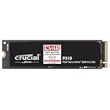 Crucial P310 SSD 1TB M.2 2280 PCIe Gen4 NVMe, bis 7.100 MB/s, für Laptop, Desktop PC & Handheld Spielekonsolen, Interne Festplatte - CT1000P310SSD801