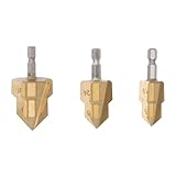 Pipe Reamer Tool 3pcs Set Rohr -Reisbohrbohrbit SEx Shank PPR Hochgeschwindigkeit Stahl Rohr -Roamer -Bit