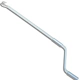 markiso Markisenkurbel 80 cm Grau – Kurbel für Markise mit Fleischerhaken – Kurbelgestänge Pulverbeschichtet, Rostfrei, Ergonomische Griffe, Freilaufend für Leichte Bedienung