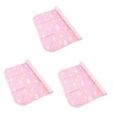 ifundom 3St Babymatratze wasserdichte Bettunterlage Kinderbettmatratzen wickelunterlagen wasserdichte wickelunterlage Bettunterlage für Kleinkinder babybett matratze Rosa