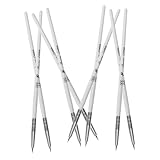 ULTECHNOVO 8 Stück Teiliges Nail Art Pinsel Feine Nageldesign Liner Pinsel Weiche Borsten für Präzise Maniküre Vielseitig Einsetzbar für Gel UV Nagellack Geeignet für Profi und Anfänger