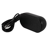 Qwertfeet USB Lautsprecher Tragbare Lautsprecher Angetrieben Stereo Multimedia Lautsprecher Fuer Notebook Laptop PC (Schwarz)
