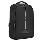 RONCATO Clayton Business Rucksack mit 15,6 Laptopfach - 44x31x15 cm - Schwarz/Rot