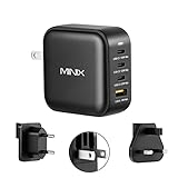 MINIX NEO P3 100W USB C Ladegerä 4-Ports GaN Wall Charger, 3 x USB-C Port Fast Charging Adapter(Max 100W/20W), 1 USB-A (Max 18W). Compatible with MacBook Pro Air, iPad Pro, iPhone 13,12,Galaxy S9