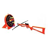 Petron Sureshot Combo Pack Crossbow Kinder Armbrust + Zielscheibe, orange/schwarz (1 Set)