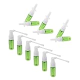 Ipetboom 12 Stück Nachfüllbare Nasenspray Flaschen aus Pet mit Nasendusche Sprühkopf Langlebige Auslaufsichere Plastikzerstäuber für Kochsalzlösung und Medizinische Flüssigkeiten