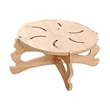 Gazechimp Pflanzenständer Bambus Blumentopfständer Blumentisch Pflanzenhalter Aus Bambus für Moderne Und Traditionelle Einrichtung für Garten Balkon Esszimmer, Mehrfarbig, 23.5 cm X 23.5 cm X