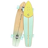 Gonex Longboard Skateboard 42' Skateboard Cruiser für Mädchen Jungen Erwachsene Anfänger, Komplettboard mit ABEC-11 Kugellagern, Grün