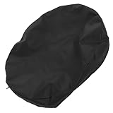ifundom Schwere Oxford Stoff Feuerstelle Abdeckung Rund Wetterfeste Feuerkorb Hülle Gartenmöbel Schutz Feuergrill Abdeckhaube mit Zugband für Outdoor Grill und Barbecue