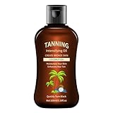 Bräunungsöl Mit Kokosnuss, Mit Lang Anhaltender Bräune, 100ml, Wasserdichte Sonnenbräunerverstärker, Natürliches öl, Wasserdichte Formel, Für Fitness-Enthusiasten, Strands, Männer, Frauen