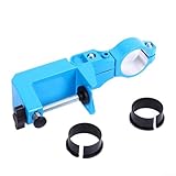 Oniissy 360° Verstellbarer Bohrständer Aluminiumlegierung Tischbohrerhalter mit drehbarer Klemme für Bohr- und Fräsmaschinen, Rostbeständiger stabiler Rahmen für präzise