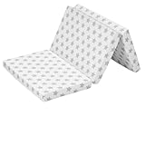 Alvi Reisebettmatratze 60x120cm faltbar | Faltmatratze mit Tragetasche | Dicke Matratze 6 cm | Klappmatratze | Bezug abnehmbar | Kern aus Kaltschaum