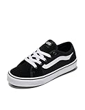 Vans Filmore Decon Damen Sneaker, Suede Canvas Black White, 39 EU
