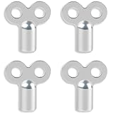 EJRUP 4x Heizkörper Entlüftungsschlüssel, Entlüfterschlüssel zum entlüften, stabil & robust, passend für Heizungen - Heizkosten sparen/senken