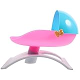 MOLUCKFU Puppen-Shaker Spielzeuge Mädchen Tun So, Als Würden Sie Babypuppen-krippenmodell Kinderspielzeug Puppen-krippenspielzeug Mini-puppenbett Plastik