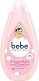 bebe Zartpflege Schaumbad & Dusche | für zarte, junge Haut | Sanfte Reinigung für zarte Haut