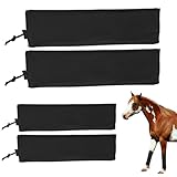 Amesor fliegendecken | rutschfeste Gamaschen - Atmungsaktiver Beinschutz Für Springen, Turnier Und Alltagsreiten Optimiert