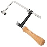 ELAYARD Professioneller Schmuck bogensäge Holzgriff Ergonomisch Handliche Mini Laubsäge Verstellbar Vielseitig für Schmuckherstellung Holzarbeiten DIY Modelle
