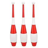 NUMNBE Jonglierstäbe Set, 3PCS Profi Jonglierkeulen aus TPR, 52 cm, Bunte Gymnastik Stäbe - Hochwertig und Langlebig, Ideal für Koordinationstraining und Outdoor Spiele