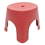 Ipetboom Rutschfester Kunststoffhocker Klein mit Rutschfesten Füßen Tragbarer Tritthocker für Bad Küche und Stabiler Mehrzweck Hocker für Zuhause