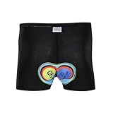KJBDQQH Fahrradunterhose Gel Pad Radhose Radunterhose Pro 9D 19D 20D Radunterhose Fahrradshorts Schwarz Bike Unterwäsche Fahrrad Mountainbike(Color-3,XXXL)
