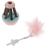 Milisten 1Stk Katzen-Teaser interaktives knete Interaktives Katzenspielzeug Kätzchen spielt Actinidia Polygama Silberstock- für Haustiere pp