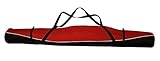 Aves-24 SKITASCHE Skisack 150 160 170 180 und 190 cm für Ski mit Stöcke mit/ohne Skischuhtasche reißfeste Skibag (160cm, ROT ohne Schuhtasche)
