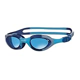 Zoggs Super Seal Schwimmbrille Kinder 6-14 – Kinder Schwimmbrille mit UV-Schutz, Antibeschlag, Junior Brille, Schnell Verstellbares Kopfband, 180° Rundumsicht, Blaues Glas, Blau