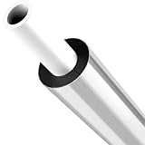 Aluminiumfolie-Isolationsrohr 95 cm Rohrisolierung Isolierschaumrohr Heizungsrohr Schaumstoff Schlauch ID 20/27/34/43/60/76/89/110 mm für Klimaanlage Wasserleitung(ID 43.0 mm)