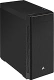Corsair 110Q Leises Mid-Tower ATX (minimalistisches Design, flexible Speicheroptionen, herausnehmbare, integrierter 120-mm-Lüfter) schwarz