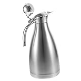 TOPBATHY Edelstahl Isolierkanne Doppelwandige Thermoskanne Für Zuhause Und Gastronomie Hochwertiger Vakuumisolierter Wasserbehälter
