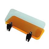 Innen Sonnenblende 2-in-1-Auto-Sonnenblende HD-Brille Auto Tag Und Nacht UV-Schutz Blendschutz Sonnenschutz Drehbarer Klarer Fahrspiegel Auto Visier Sonnenschutz