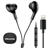 Kopfhörer mit Kabel für iPhone [MFi-Zertifiziert], In-Ear Kopfhörer Lightning Anschluss Mikrofon und Lautstärkeregler Kabelkopfhörer für iPhone 14 Pro Max/13/12/11/SE/XS/XR/8/7