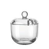 Leonardo 061141 transparent Glas Zuckerdose – Zuckerdose (90 mm, 90 mm, 105 mm)