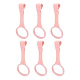 Supvox 6 Stück Zugringe aus Kunststoff für Laufstall und Kinderbett Babysicherheitsringe Zur Kraft und Gleichgewichtsentwicklung Hängeringe für Kleinkind Trainingshilfe