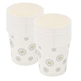 MUSISALY 100 Stück Einweg papiertassen Kleine Probierbecher für Getränke Heiß Kalt Praktisch Sauber Einwegbecher für Zuhause Bad Küche Picknick Reise