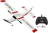 JAMARA Cessna 182 Flugzeug 2,4GHz Gyro 2CH – ferngesteuert, einsteigertauglich, Stabilisierung der Flugeigenschaften, sehr Gute Selbstflugeigenschaften, aus flexiblem Mikroschaum