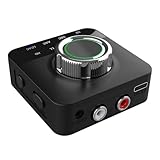 Fzzuzdlap MR230PRO Hi-Res HD Bluetooth Audio Receiver Op Amp 3D Kabelloser Lautsprecheradapter 3,5-Mm-Ausgang