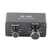 Mini-Stereo-Vorverstärker Kopfhörerverstärker Lautstärkeregler Stereo-Umschaltbox mit 3,5-mm-Klinkenausgang für Telefone Computer Set-Top-Boxen Gitarren Bässe