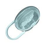 Transparenter Schnullerbehälter – Schnullerhalter | Klare Schnullerbox für Reisen | Multifunktionales Schnullerzubehör | Schnulleretui | Schnullerhalter | Schnullerbehälter, blau, Refer to