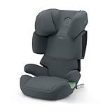 CBX by CYBEX Kinder-Autositz Solution X i-Fix, Für Autos mit und ohne ISOFIX, Ab ca. 3 bis 12 Jahre (100 - 150 cm), Ab ca. 15 bis 50 kg, Grau