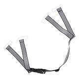 FOYTOKI Verstellbarer Kinnriemen für Schutzhelme Langlebiger Abs hartschalen kinnriemen Flexibel und Hautfreundlich Einfach zu Montieren für Bauhelme und Arbeitsschutz