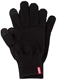 Levi's Herren Ben Touch Screen Gloves Handschuhe, Schwarz (Black), Large