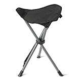 Amazon Basics Campinghocker, zusammenklappbarer, Schwarz