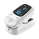LONGFIAN Finger Pulsoximeter Monitor Atemrate, PI Schlaf Sauerstoffsättigung im Blut (SpO2)