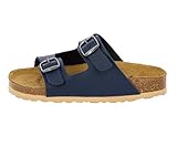 Lico Jungen BIOLINE KIDS Pantoletten, Blau Marine, 33 EU