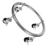 HIAKDOFT Mobiler Propangasflaschenhalter aus Edelstahl mit Bremsrädern Stabile Gasflaschen basisplatte für Sichere Lagerung und Einfaches Transportieren von Gaszylindern Robust und