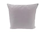 CB Home & Style Outdoor Garten Kissen XXL Lounge Deko Uni Wasserabweisend 60 x 60 cm (grau)