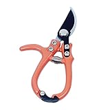 Gartenschere – Blumenschere aus Stahl, Werkzeug zum Beschneiden von Pflanzen, Astschneider mit gebogenem Griff | Ideal zum Ausdünnen von Obstbäumen, Pflanzen, für die Gartenpflege, Trimmen